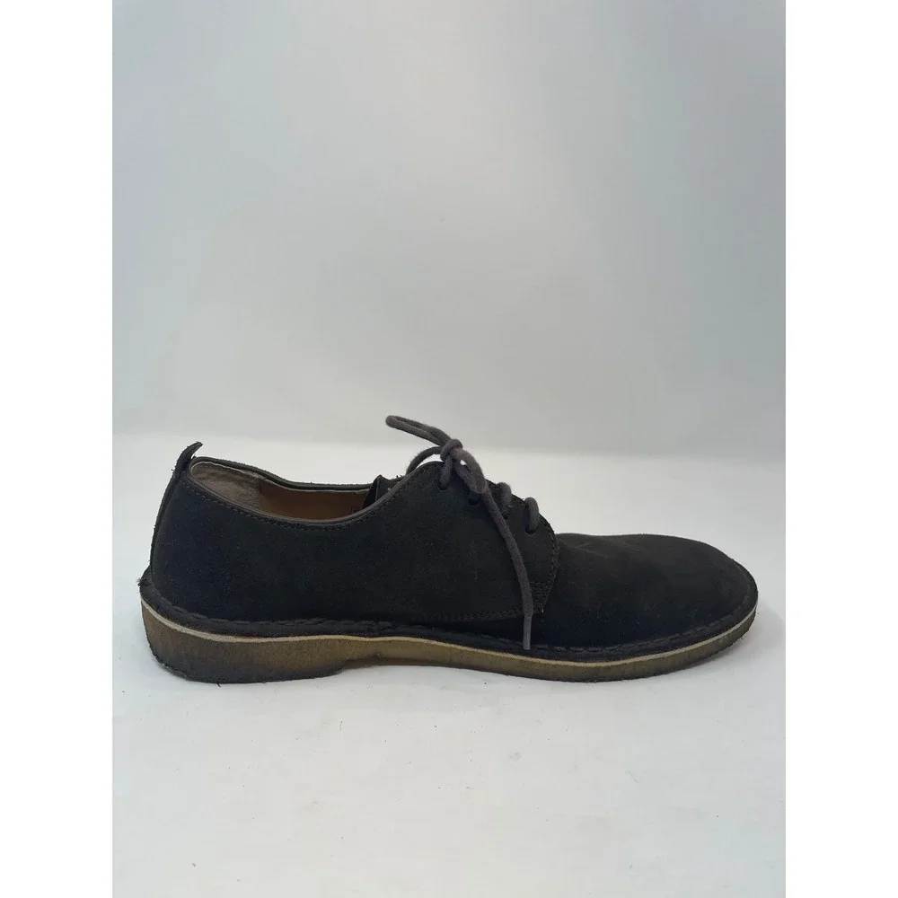 Clarks Originals Desert London Men's Size 9.5M Brown Good Suede Crepe Sole Derby